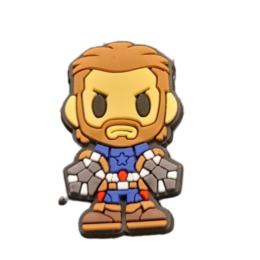 NEW Captin America Croc Charm